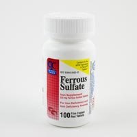 Speciale verpakking van 5 x Quality Choice Ferrous SULFATE 325MG 100EA