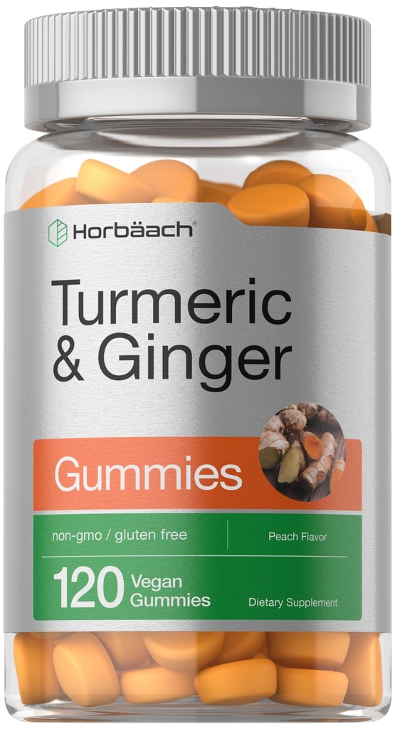 Horbäach Kurkuma en gember Gummies 