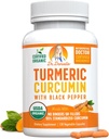 Biologische Kurkuma Curcumine met Black Pepper Extract 2000mg - Hoge Absorptie Ultra Potent Supplement - 95% Curcuminoïden - Vegan, Niet GGO voor Gezamenlijke Ondersteuning - 120 Capsules