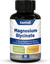 Magnesium Glycinate Capsules 1270mg, 380mg Magnesium Supplement, Hoge Absorptie Magnesium Glycinate Supplement, Non-GMO Geen Gluten, 90 Capsules