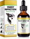 Natuurlijke Gistinfectie Behandeling voor honden, Hond Gist Infectie Behandeling, Hond Allergie Relief, jeuk en immuniteit Relief, Verbetert Coat & Skin, Honden Herbal Supplement, 2 oz