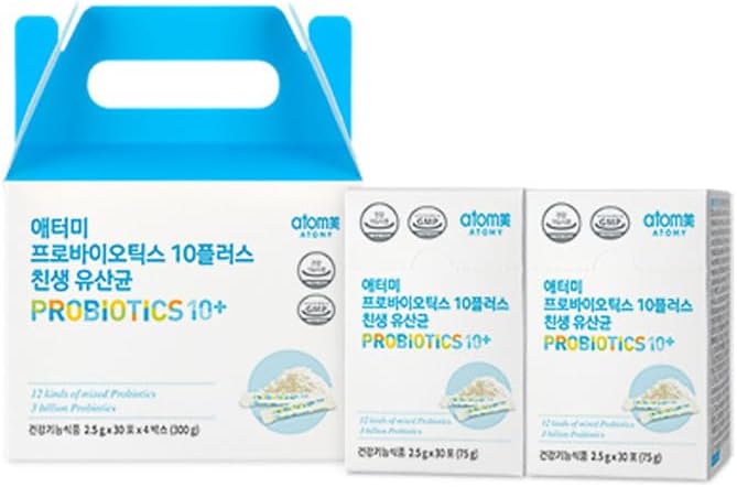Probiotiques de produits de santé coréens10+ pour les femmes et les hommes pour aider à maintenir une bonne flore 300g (2.5gx120) - Mangez 1pack par jour