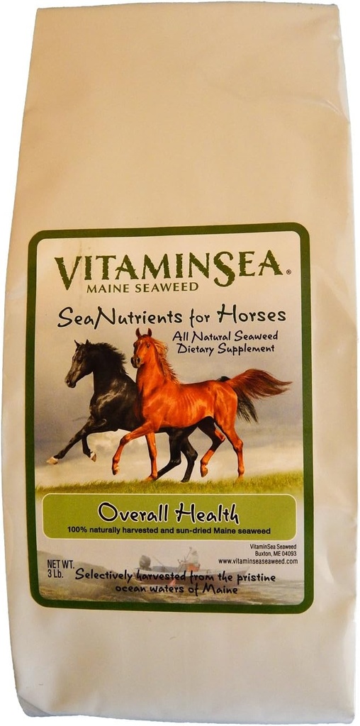 VITAMINSEA Supplément d'algue séchée Kelp Cheval Tous les nutriments alimentaires naturels pour les chevaux