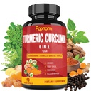 Capsules d'extrait curcumin curcumin curcumin - 90 compte 3 mois d'approvisionnement - Ashwagandha mélangé, Moringa, Ginger et plus - Immunity, Joint, Digestive & Wellness Support