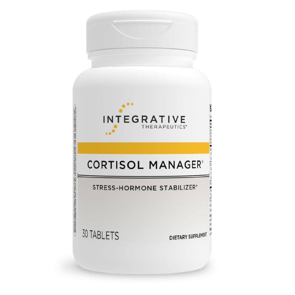Integrative Therapeutics Cortisol Manager - Adrenal Health Support Supplement for Healthy Stress Response* - Vegan, Dairy-Free & Gluten-Free - 30 tabletten (15 porties)