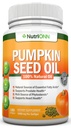Pompoenzaadolie - 1000MG - 180 Softgels - Cold-pressed natuurlijke pompoenzaadolie - natuurlijke bron van essentiële vetzuren - geweldig voor haargroei, prostaatgezondheid en GI Tract