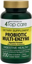 Probiotische Multi-Enzymen met Prebiotica en Probiotische Acidophilus voor Digestieve en Gut Health, Het verstrekken van verlichting van Maaltijden ongemak en Bloating. Dieetsupplement, 200 Tel.