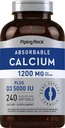 Piping Rock Calcium 1200 mg met vitamine D3 