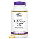 21st Century Triple Omega Complex 3 6 9 Enteric Coated Softgels, 180 Telfles (22875)