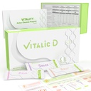 Vitalic D, 3-Day Cleanse Program & Gut Health Support &amp; Plant-Based Detox Powder Drink voor Digestief Reset, Licht Gevoelen & Dagelijkse Wellness &amp; Apple Flavor