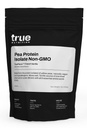 True Nutrition Pea Protein Powder Isolaat - 25g Non-GMO Vegan Protein Powder per portie - Low Carb, Low Fat, High Leucine - Glutenvrij, Zuivelvrij, Sojavrij - Franse Vanille - 1LB