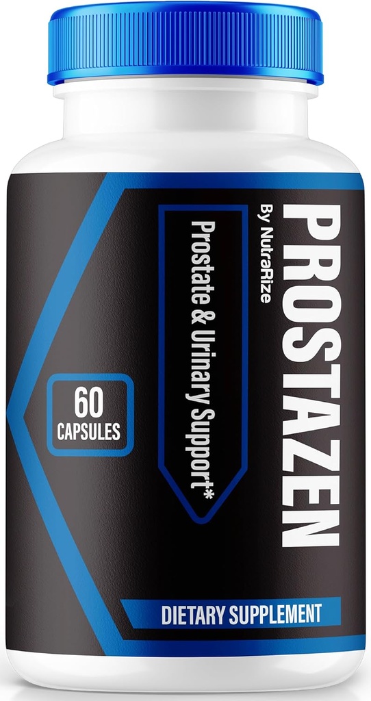 NutraRize Prostazen Capsules, Officiële Prostazen Pillen om Prostaat Gezondheid te ondersteunen, Prostazen Plus Premium Formula, Prostazen voor Gezonde Prostaat, Prosta Zen Pastillas Review (60 Capsules)