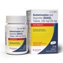 Dual Action Acetaminophen 250mg en Ibuprofen 125mg Caplets, Tot 8h pijnverlichting voor lichte pijn en pijn, hoofdpijn, tandpijn, rugpijn, menstruele krampen, lichte gewrichtspijn, 216 telling