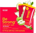 BeMe Vitamin B12 Liquid Shot, BeStrong - Vitamine B 12 Drinkbare Liquid Supplement ondersteunt energie Boost, Focus, & Concentratie - Guarana, Taurine, & Collageen Supplementen bevorderen herstel (30 Sachets)