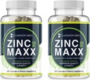 zinksupplementen - Immuniteit + Huid + Reproductieve Gezondheid Mineralen - Zinkchelate Immune Booster voor kinderen en volwassenen (2 Pack, Zink MAXX)