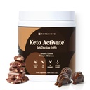 Truffe de chocolat foncé Cétones exogènes Boissons: Pure poudre de céto Shake avec des cétones de chocolat.