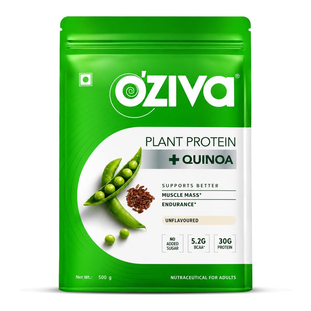 OZiva Organic Plant Protein Powder 