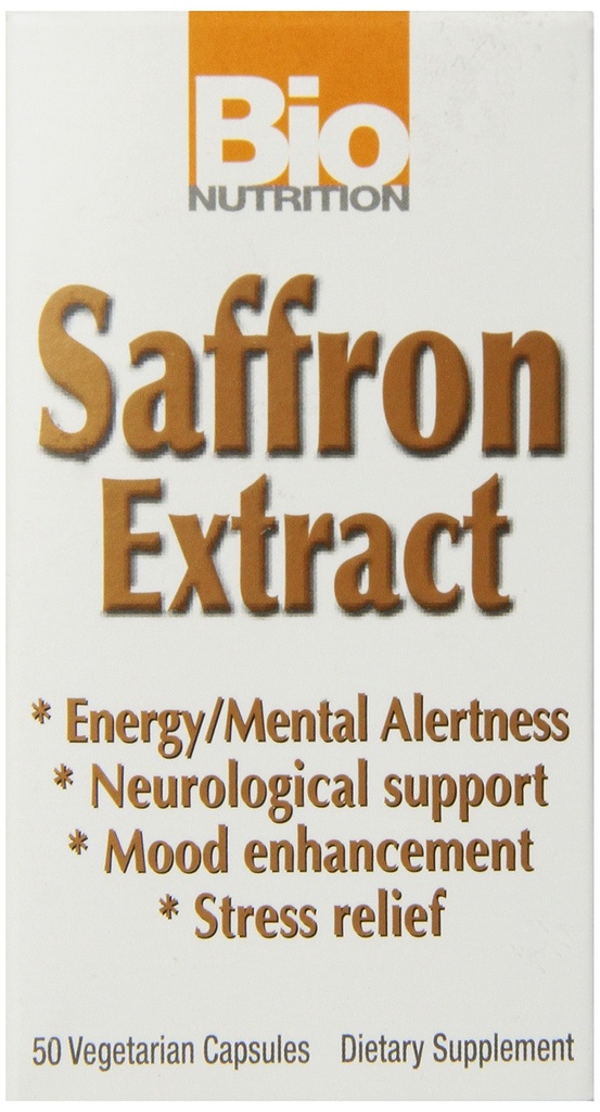Bio Nutrition Standardized Saffron Vegi-Caps, 50 Tel.