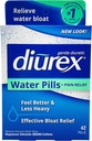 Waterpillen van Diurex, 42 pilsjes (pakket van 6)