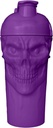 JNX SPORTS La Malédiction ! Bouteille de Shaker Crâne, 24-Ounce, Grape Edition limitée, Mélangeur de Supplément avec Top de boucle classique