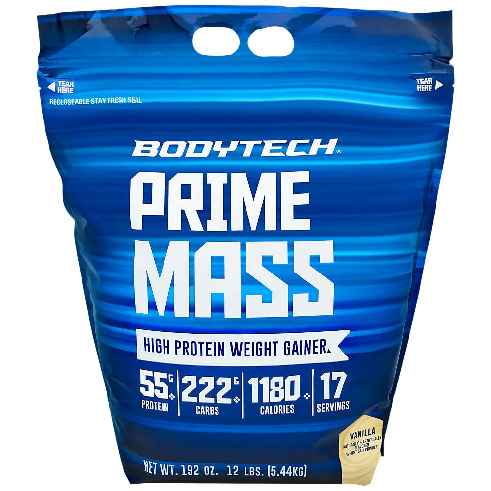 BODYTECH Prime Mass - Vanille (12 lbs./17 Services)