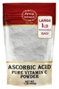 Spicy World Ascorbic Acid 1 LB Bulk Bag - Pure Vitamine C Powder - 100% zuiver, voedselkwaliteit, kan worden gebruikt voor conserven, fruit, zwembaden - USP-graad