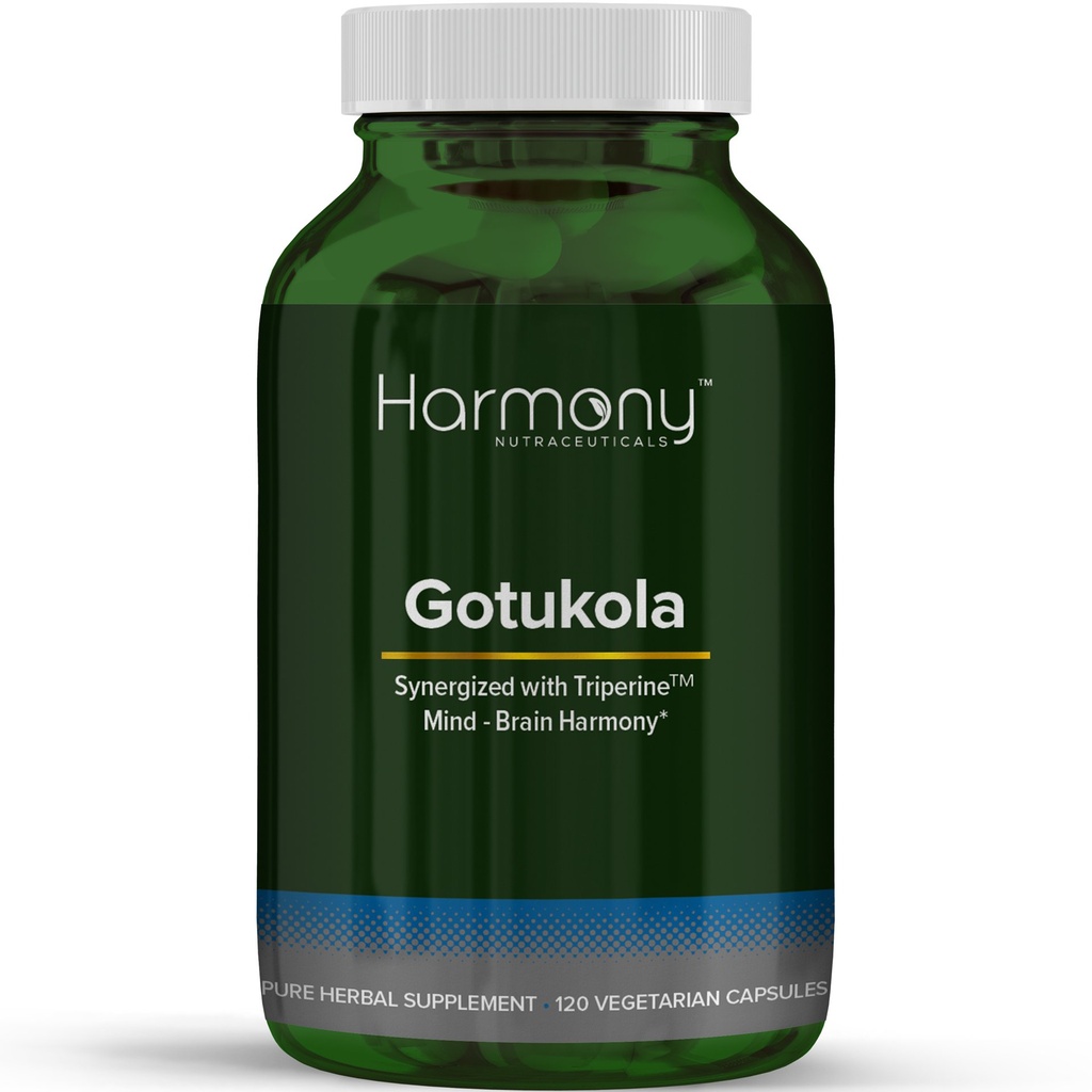 Gotu Kola Potence maximale Bioactivité maximale Gumman de grade clinique 120 Capsules végétales organiques