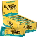 Honing Stinger Proteïne Bar, Kokos Amandel, Proteïne verpakt Voedsel voor Oefening, Duurzaamheid en Performance, Sport Voeding Snack voor Home & Gym, Post Workout, Doos van 15
