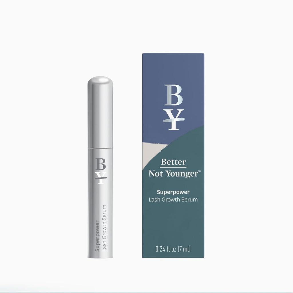 Better Not Younger Superpower Lash Serum (7ml) Lash Conditioner met Peptiden, Vitamines & Nutriënten - Enhancering Serum for Thicker, Fuller and Langere Lashes - Cruelty-Free