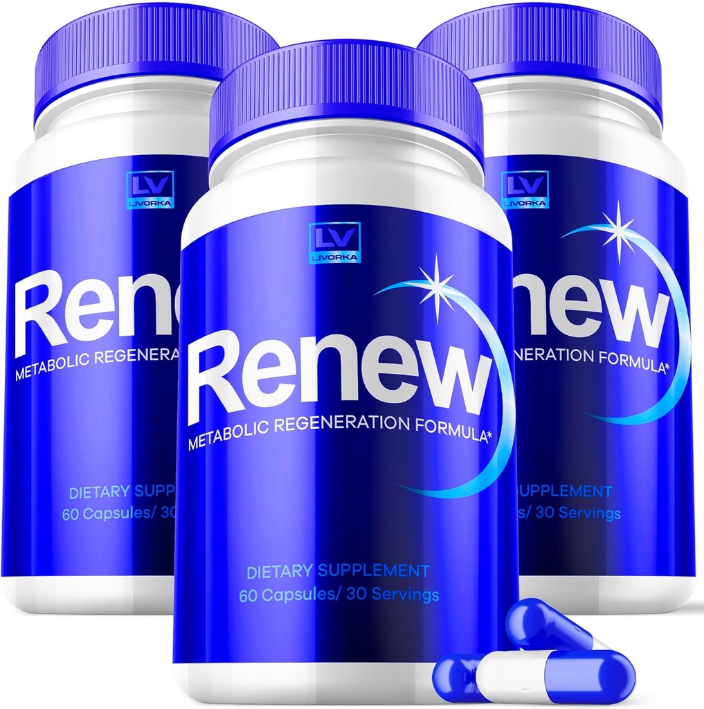 3 verpakkingen - Vernieuwen, Vernieuwen capsules, Vernieuwen pillen, Vernieuwen capsules Gevorderd, Vernieuwen Maximum, 180 capsules gedurende 3 maanden