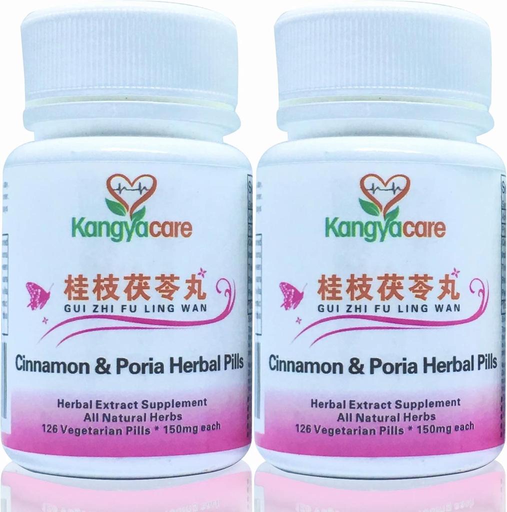 GUI Zhi Fu Ling Wan -Cinnamon & Poria Pillen -Natural Cycle Relief -Help Menstrual Kramps, Pelvic Kramping, Bloating, Periode Ongemak - Promote Women's Health- All Natural - 252 Ct (2)