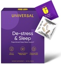 De-stress en slaapsupplement - 10-in-1 natuurlijke slaaphulp voor volwassenen, dagelijkse multivitamine met Magnesium, Melatonine, Ashwagandha, L Theanine, Valeriaanwortel, slaappillen voor mannen en vrouwen, 30 Pack