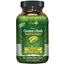 Irwin Naturals 2-en-1 Rein & Foie Super Cleanse (10 jours) - Détox équilibré du foie & Nettoyage du rein - Lait Dandelion Racine & Reishi Champignon - Formule de désintoxication du corps entier - 60 liquides Soft-Gels