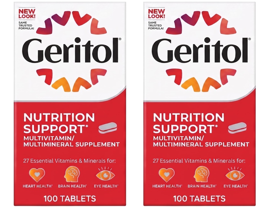 Geritol Multivitamine tabletten 100 TB - (verpakking van 2)