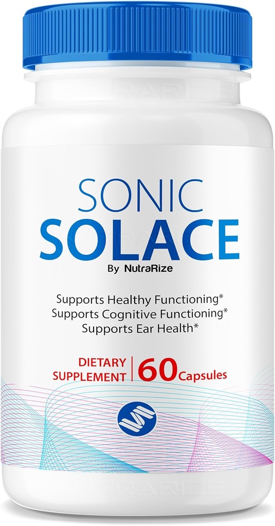 Sonic Solace - Geavanceerde formule om gezond gehoor te behouden, Officiële Sonic Solace voor oorgezondheid, Alle natuurlijke ondersteuning voor algemene welzijn, SonicSolace Review (60 capsules)