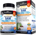 Zag Palmetto voor mannen met Pygeum Bark Extract en Beta-Sitosterol - Ondersteunt Prostaat Gezondheid en Gezonde Prostaat Functie - Bevordert urinaire gezondheid en normale urinestroom - Niet GGO Glutenvrij 60 Ct