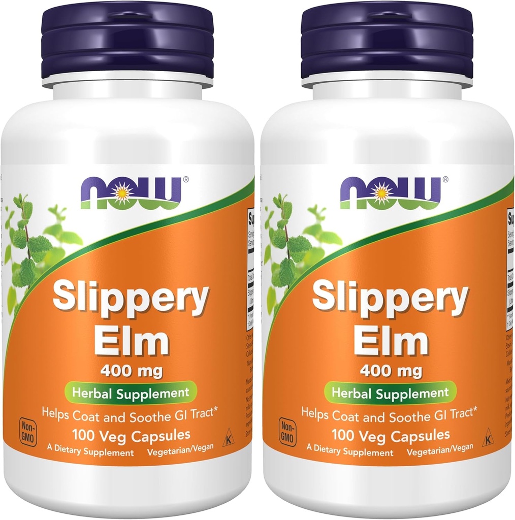 NU Gladde Elm 400 mg 100 capsules (verpakking van 2)