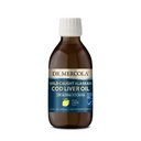 Dr Mercola Wild Caught Alaskan Cod Liver Oil, 6,8 Fl. Oz. (200 mL), 40 portions, 1 000 mg Oméga-3s par portion, supplément alimentaire, soutient le cerveau et la fonction cognitive, non-OGM, certifié par le SMC