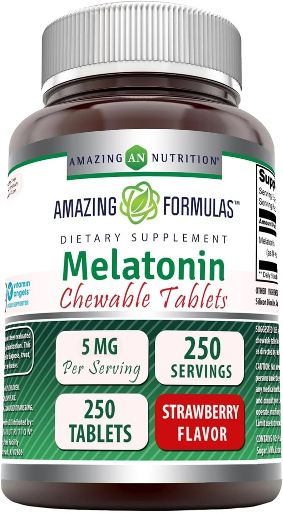 Verbazingwekkende Formules Melatonine Kauwbare Supplement 