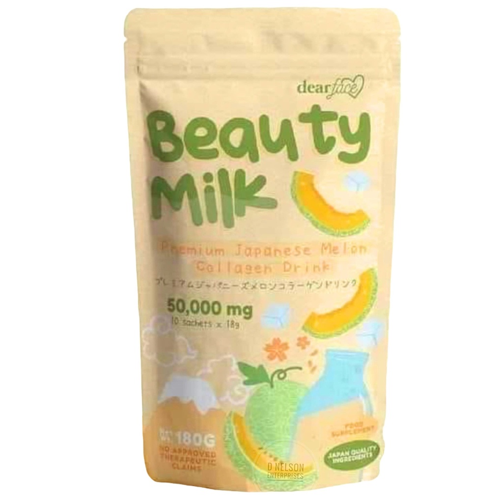 Schoonheid Melk Japanse Collageen MELON Drink - 50.000mg Gehydrolyseerde Collageen, 6,3 Ounce (Pack of 1)