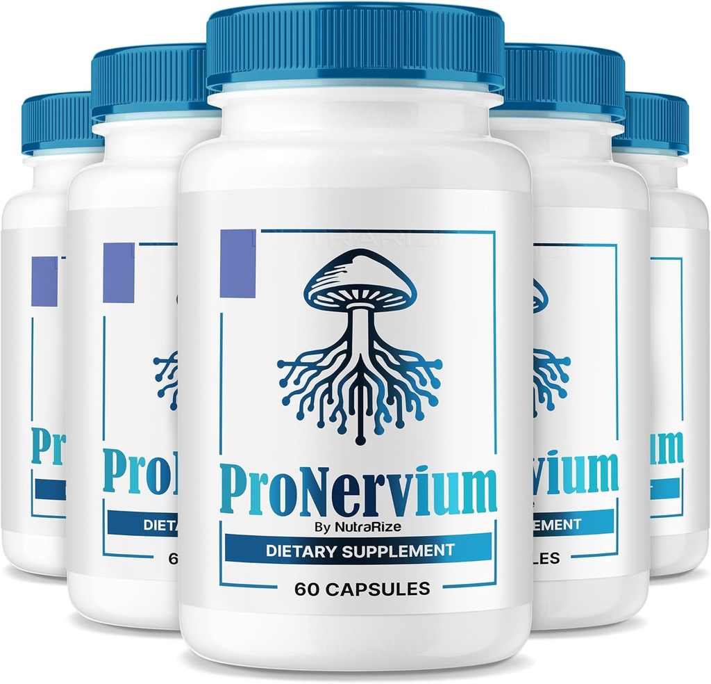 (5 Pack) ProNervium - ProNervium Advanced Nerve Health Supplement, ProNervium Nerve Support Dieetpillen, All-Natural Formula for Dynamic Lifestyle, Pro Nervium Pastillas Reviews (300 Capsules)
