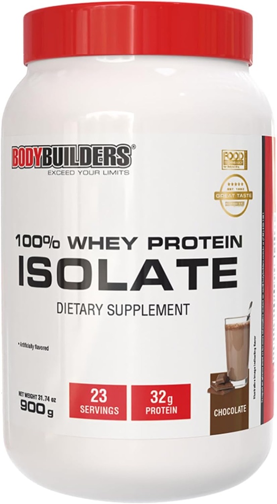100% Wei Proteïne Isolaat Chocolade (1,98 lbs)