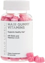 Haarvitaminen Gummies - Biotin 5000 mcg met vitamine E, C & Zink, Haargroei Vitaminen voor vrouwen en mannen - Sterkere, mooie haren, huid en nagels supplement, niet-GMO & Glutenvrije - 60 Gummy Bears
