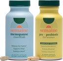 Peri/Menopause & Gut Health Bundle - Ease Bloating, Indigestie, Hot Flashes & Thinning Hair. Support Mood, Slaap, Hormonen & Immuniteit 1 maand Levering