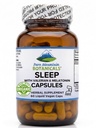 Natuurlijke slaap met biologische Valeriaan, kamille, passiebloem, schedeldop, melatonine, Hop & meer - 60 Vegan Capsules