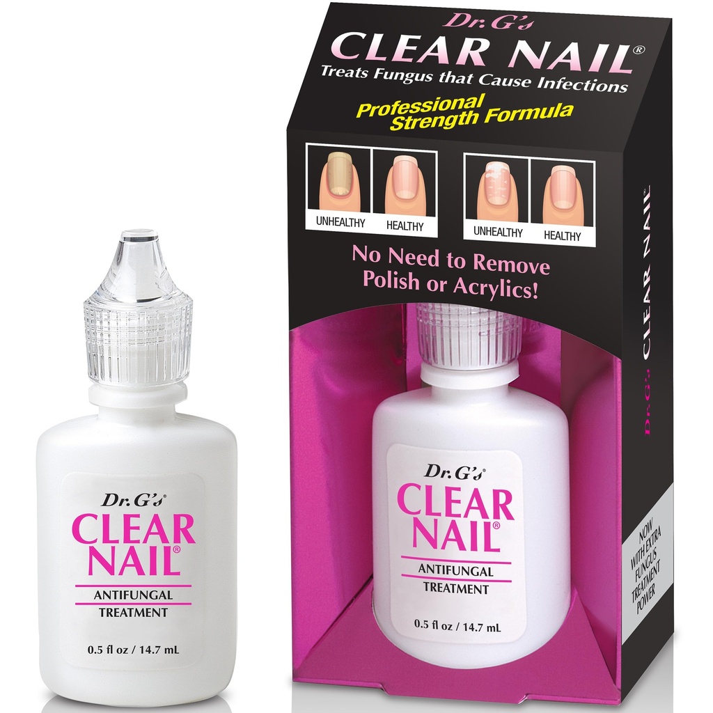 Dr. G's Clear Nail Antischimmel behandeling, 0,5 Fluid Ounce