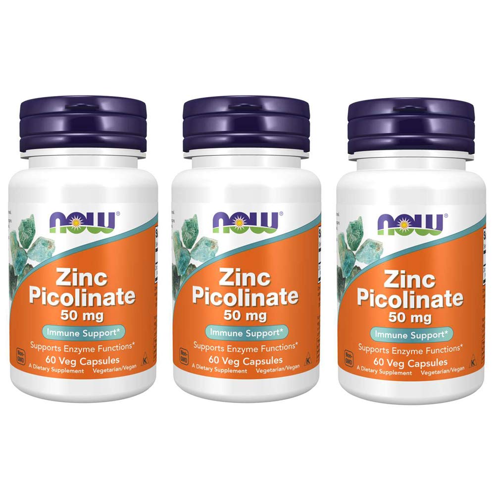 NU Zink Picolinaat 50 mg, 60 capsules (verpakking van 3)