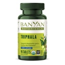 Comprimés de triphala Banyan Botanicals - Supplément de triphala biologique avec Amla, Haritaki et Bibhitaki – Pour la digestion, l'élimination et la santé Gut Microbiome* – 90 comprimés – Vegan non-OGM