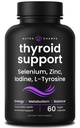 NutraChamps Thyroid Support &amp; Adrenal Support Supplement 2-in-1 Formule met Jodium & Ashwagandha voor energie, Metabolisme, Focus, Adrenal Fatigue & Stress Relief, Cortisol Balance voor vrouwen en mannen