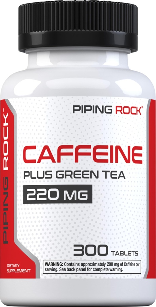 Piping Rock Cafeïne Pillen 220mg 